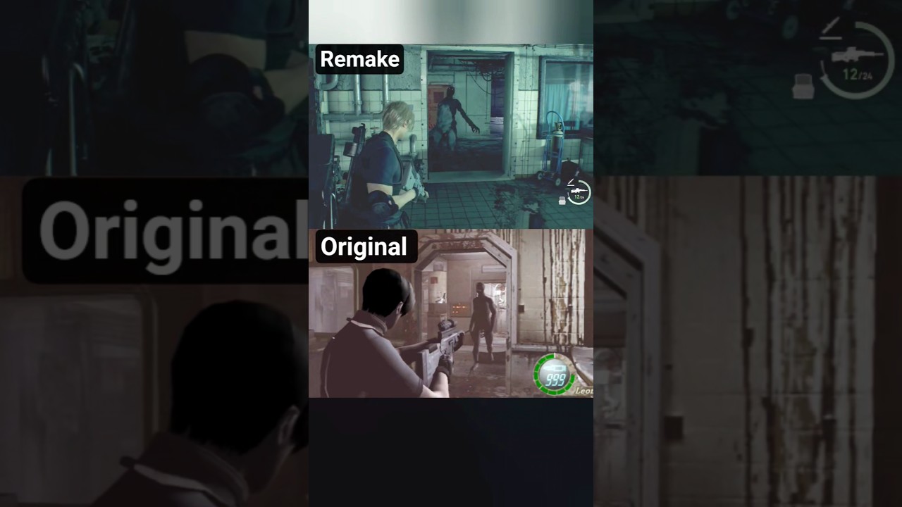 Resident Evil 4 Remake VS Original PS2 VS PS5 REGENARADOR 💀#residentevil#ps5 #playstation#re4