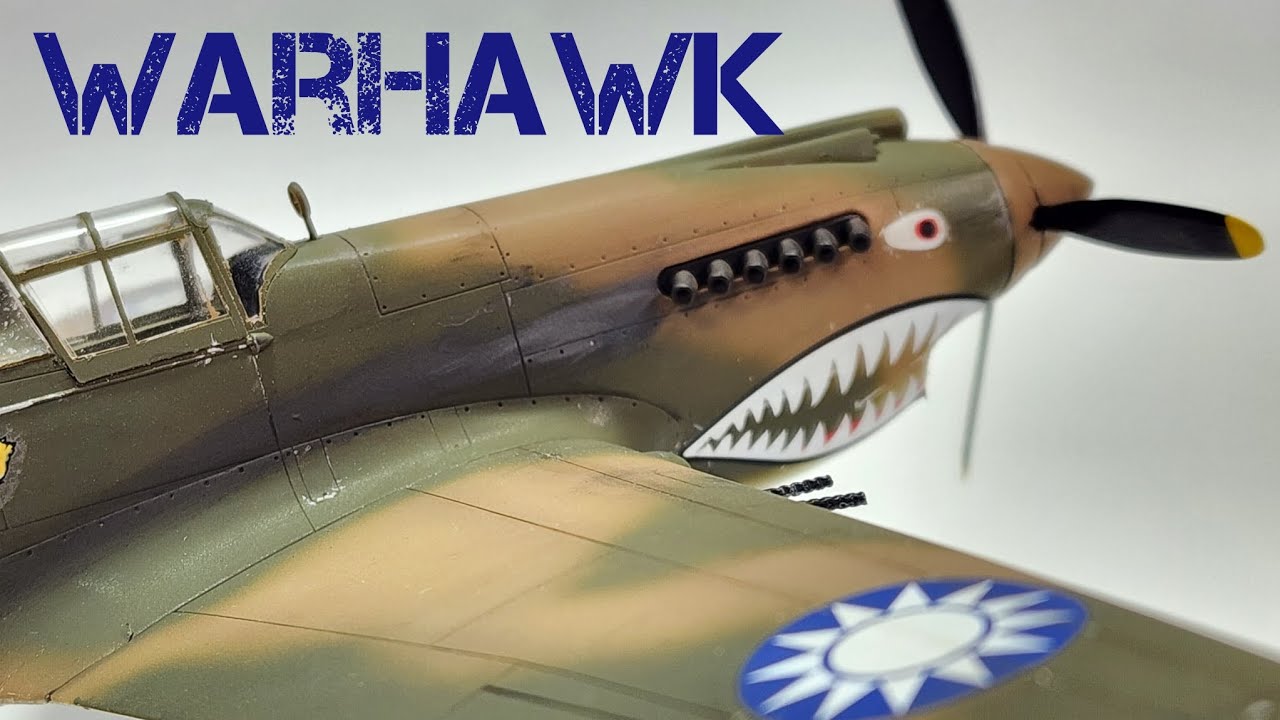 P-40 Warhawk Full Build Detailed exhaust staining on a scale model easy and quick! 