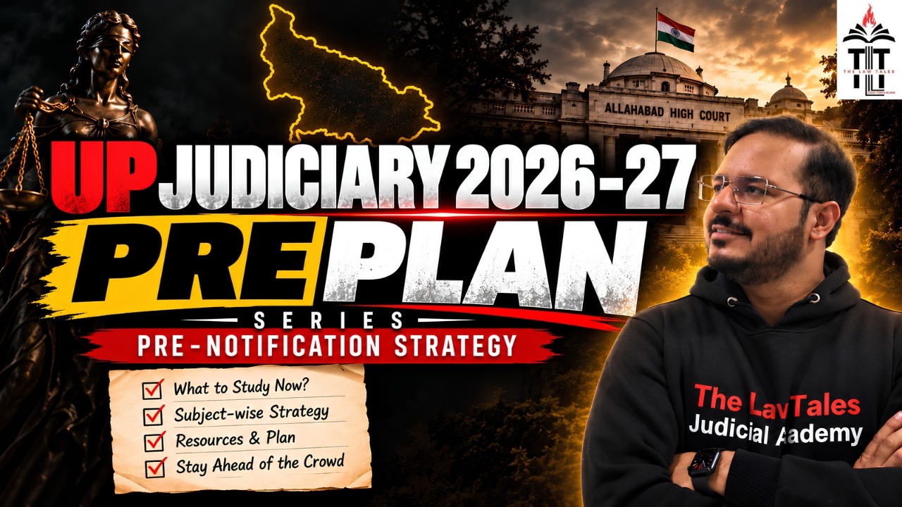 UP Judiciary 2026-2027 | Pre Plan Series | Before The Notification | Live By Shubham Sir!