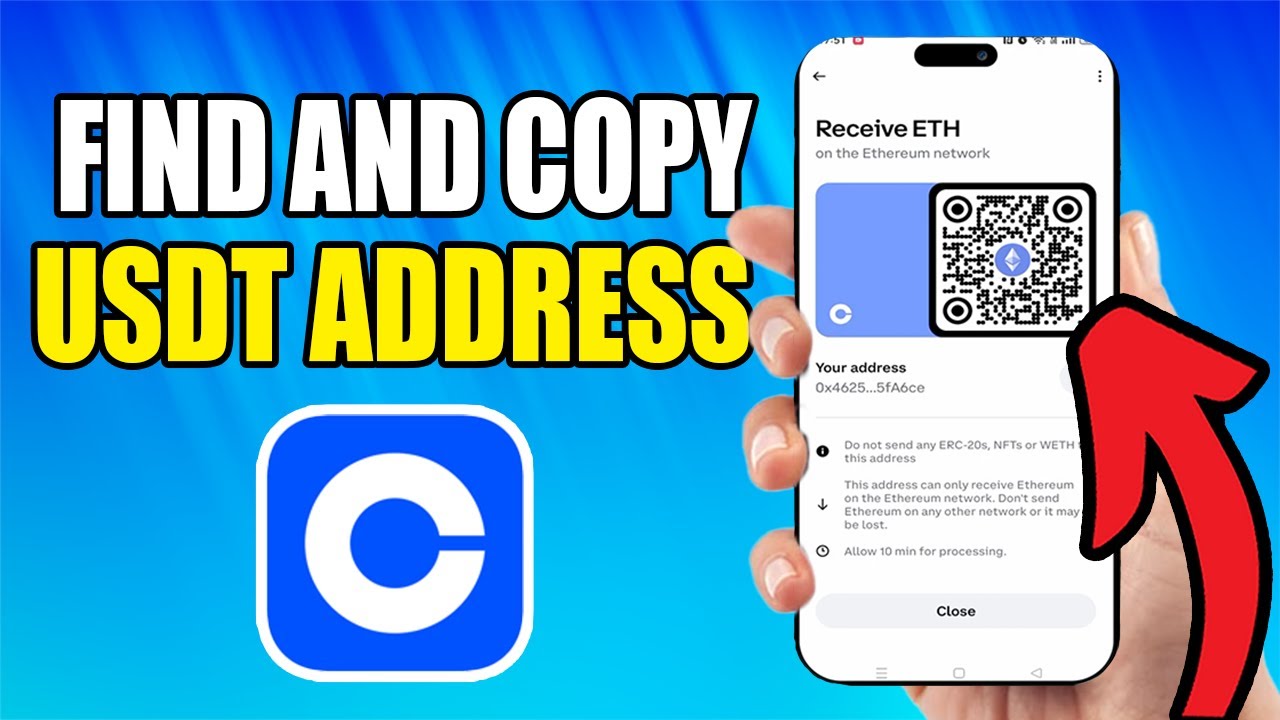 How to Find and Copy Your USDT ERC20 Address on Coinbase