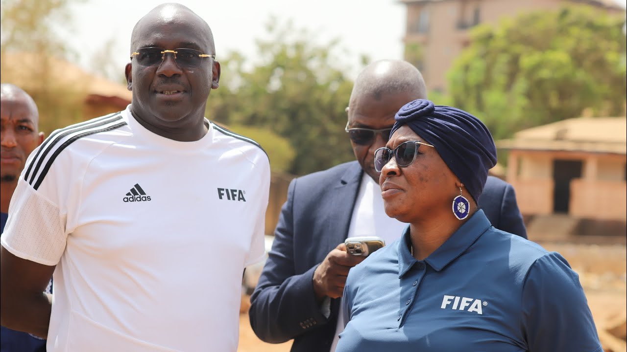 Une mission de la FIFA en visite à Mamou