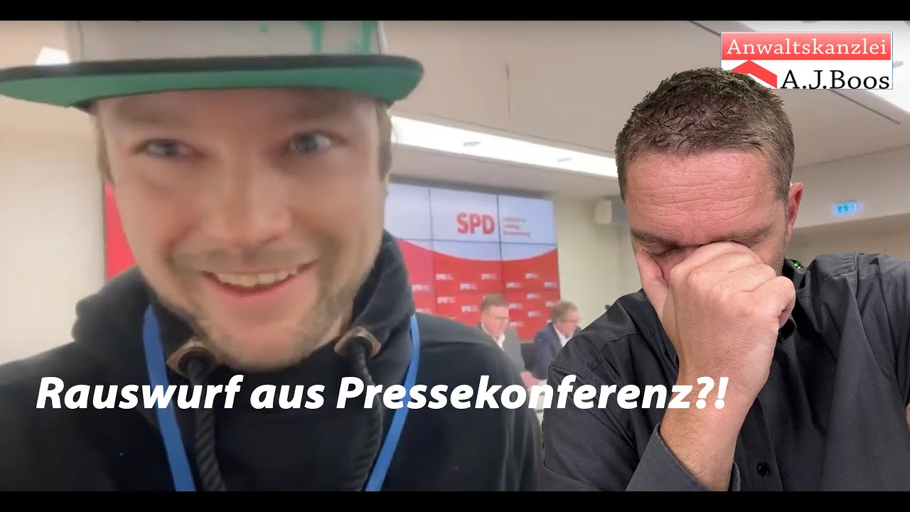 Weichreite TV aus SPD Pressekonferenz geworfen? Zu Recht?