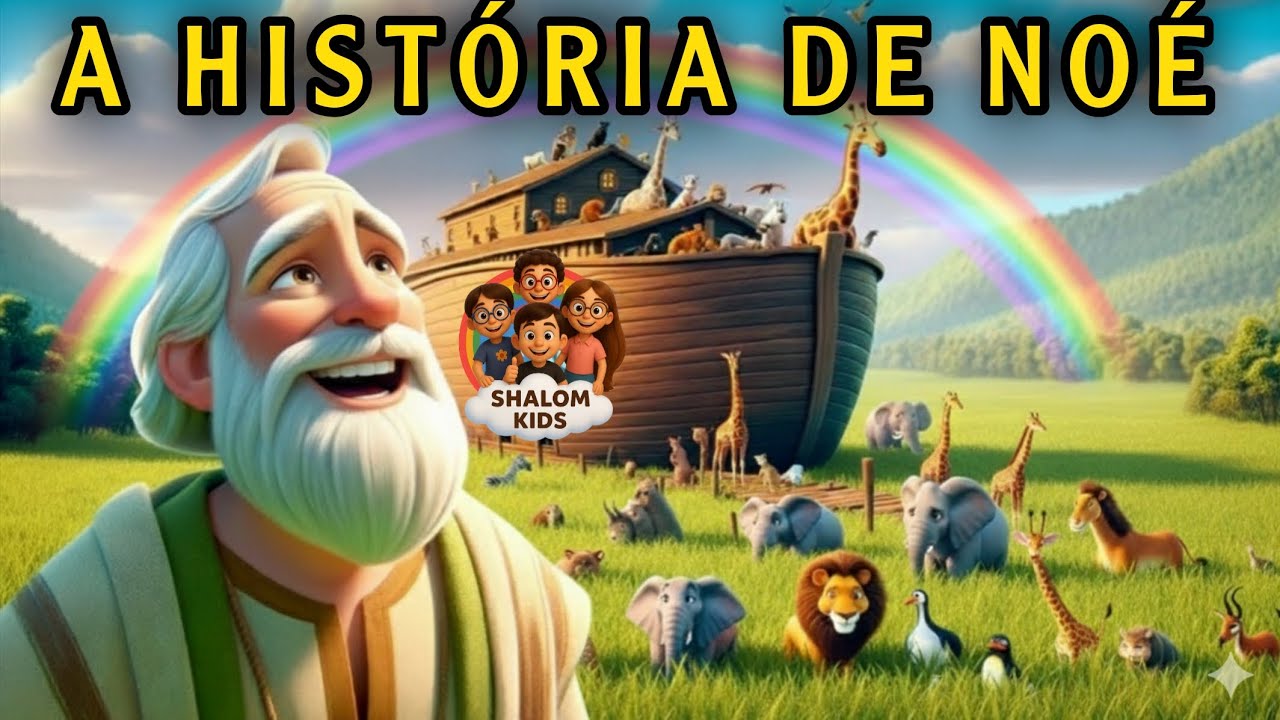 A HISTÓRIA DE NOÉ - HISTÓRIA INFANTIL CRISTÃ | OFICIAL SHALOM KIDS
