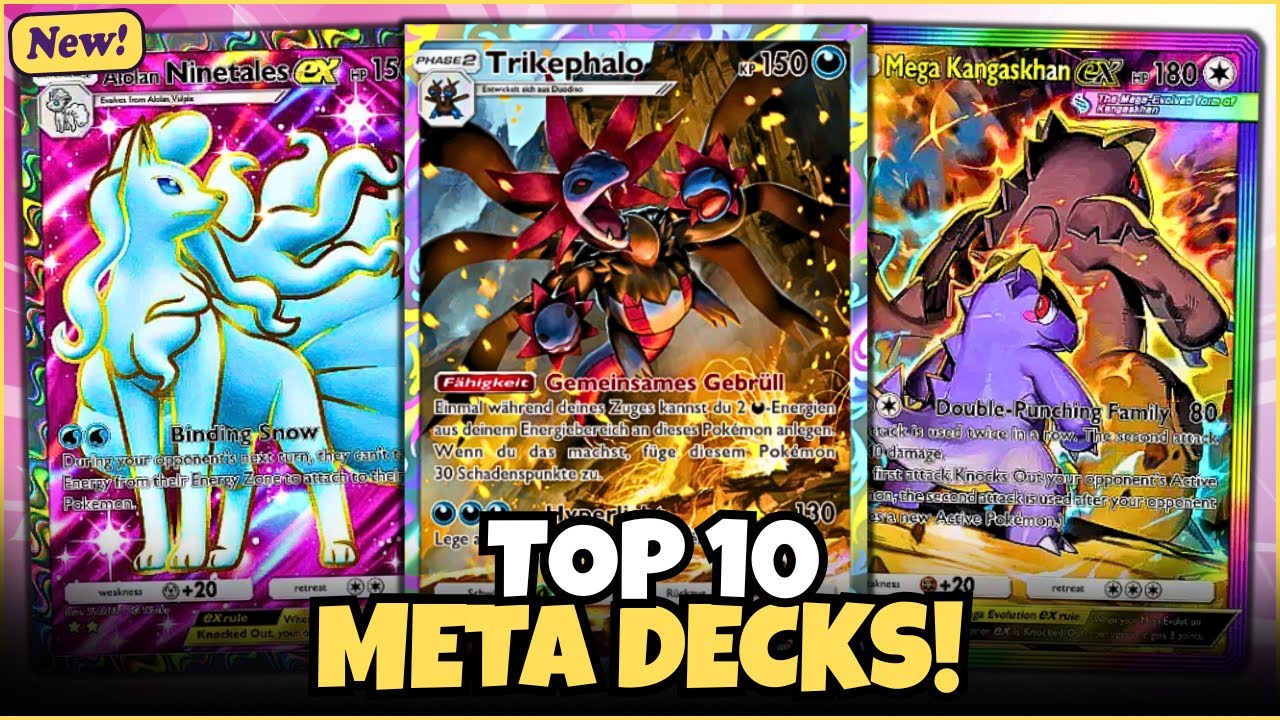 TOP 10 META Decks, die JETZT alles ZERSTÖREN! 🔥 | Pokémon TCG Pocket