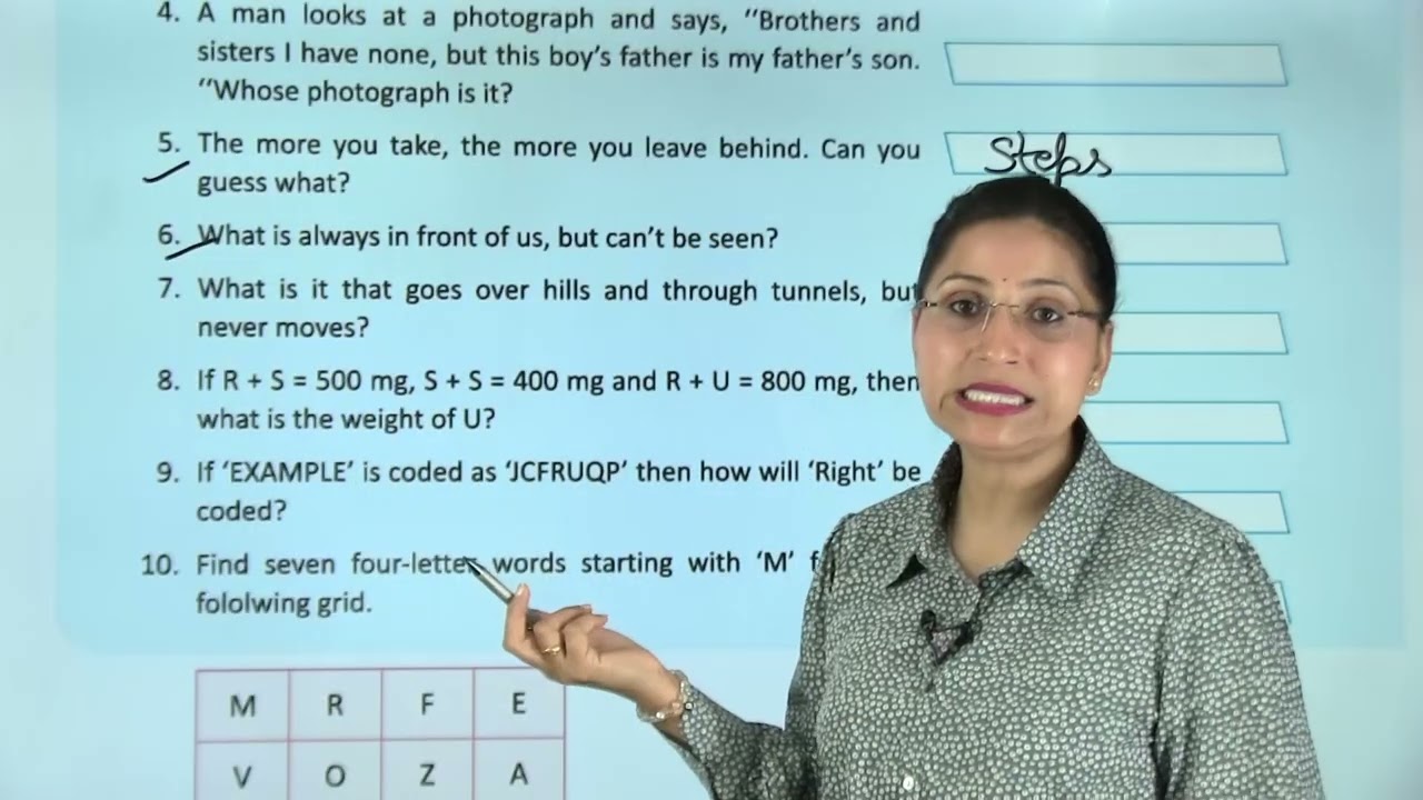 Ch 40 | Brain Teasers | My Gk & Moral Book | Class 05 | Growing Mind | For children