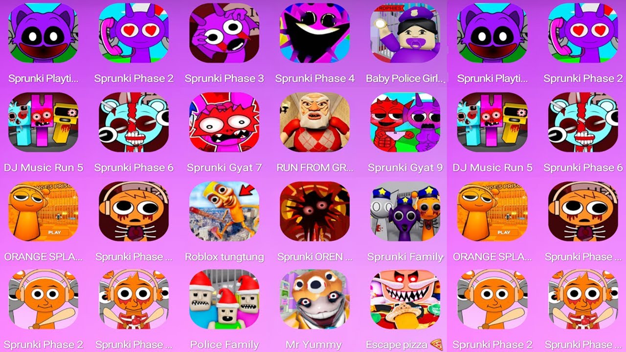 Incredibox Sprunki Playtime,Sprunki Phase 1 Vs Phase 2 Vs Phase 3 Vs Phase 4-8 in Incredibox Sprunki