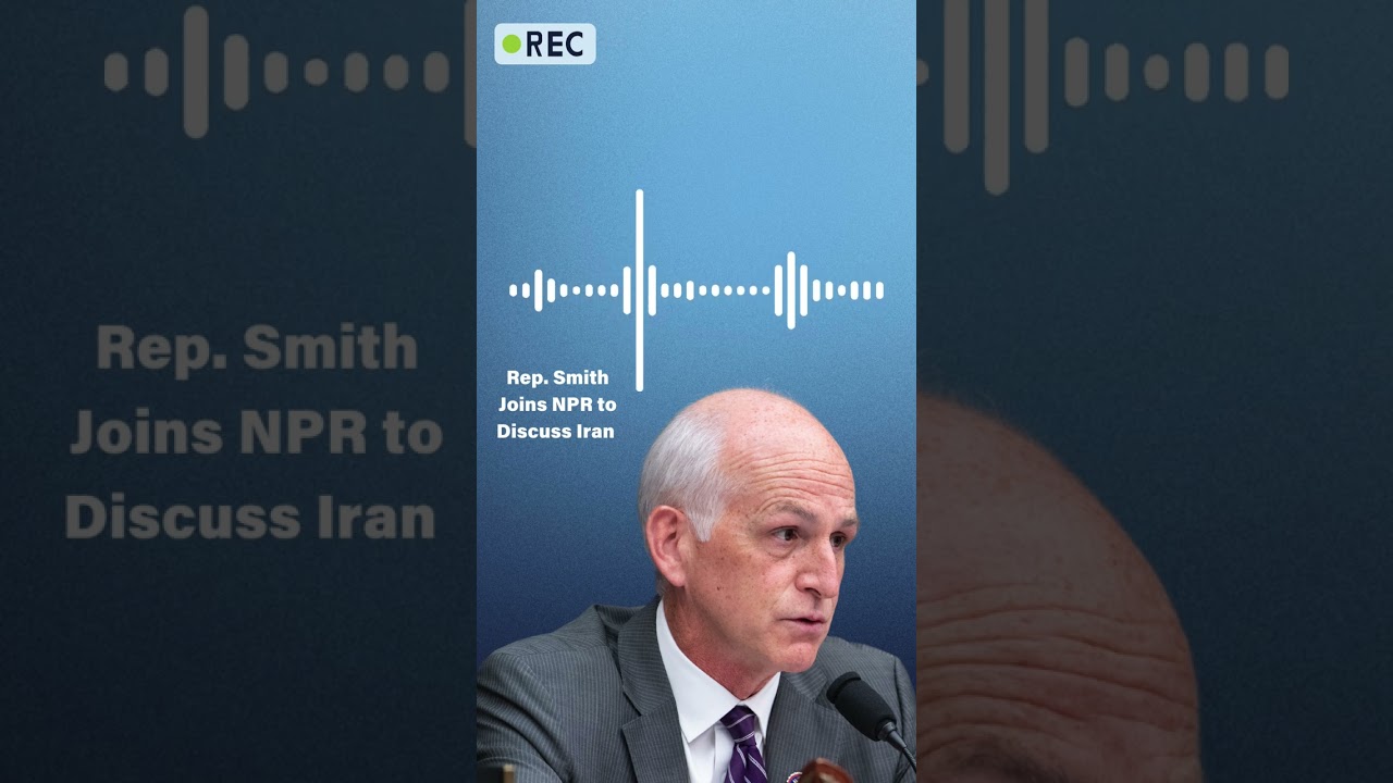 Rep. Adam Smith Joined NPR to Discuss Iran