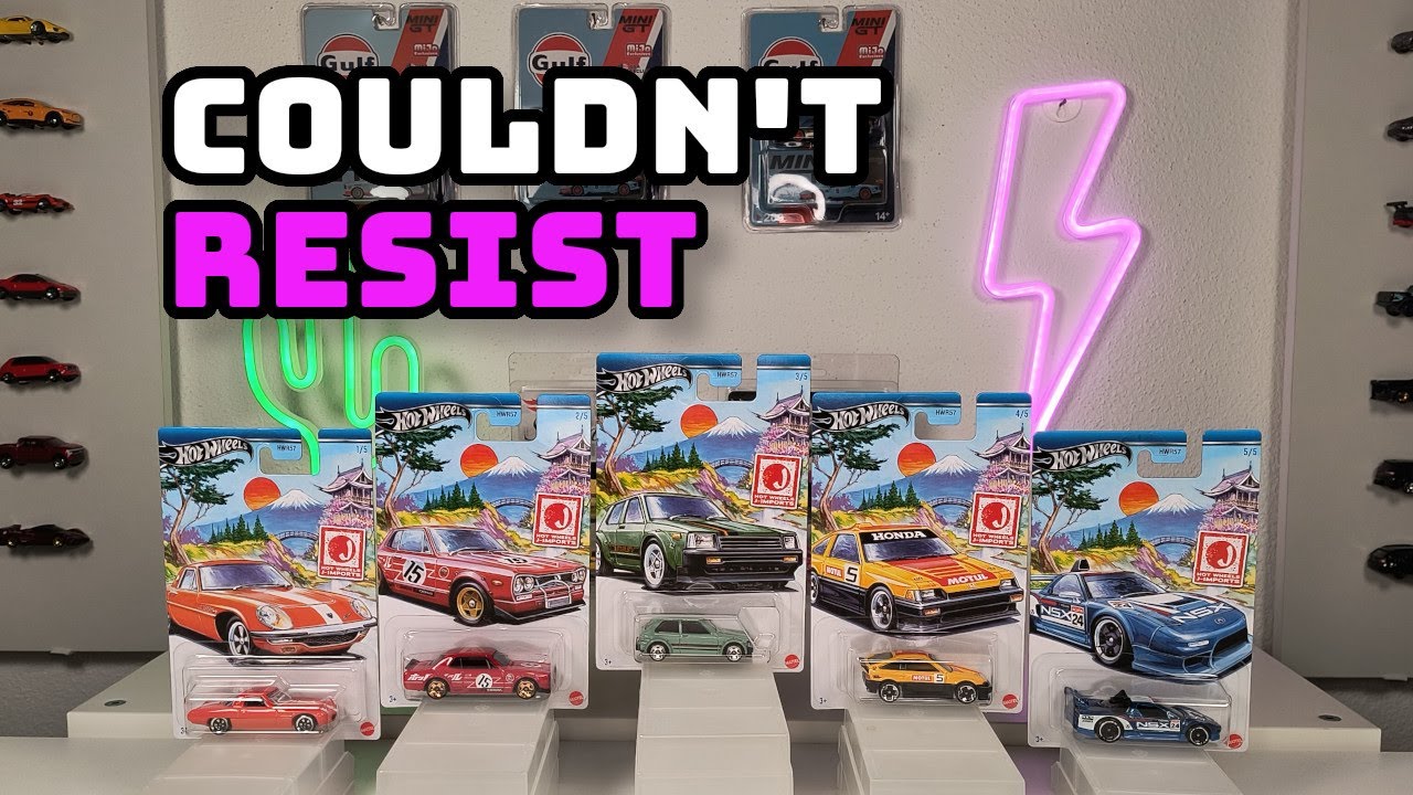 Unboxing/Review: Hot Wheels J Imports 2024 (Silver Line) | Mazda, Nissan, Toyota, Honda, Acura