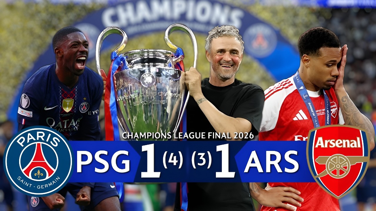 🏆 PSG ARE CHAMPIONS AGAIN! 🤯 PSG vs Arsenal 1-1 (4-3 Pens) | UCL Final 2026 Highlights