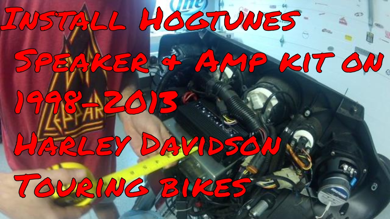 Install Hogtunes Speakers & Amp on 1998-2013 Harley Davidson Touring