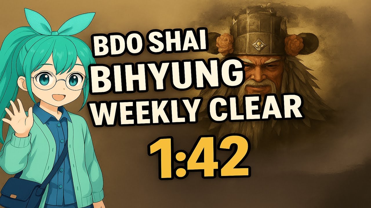 BDO Black Shrine Party | Hard Bihyung 1:42 | Rank 1 SEA | Black Desert Indonesia
