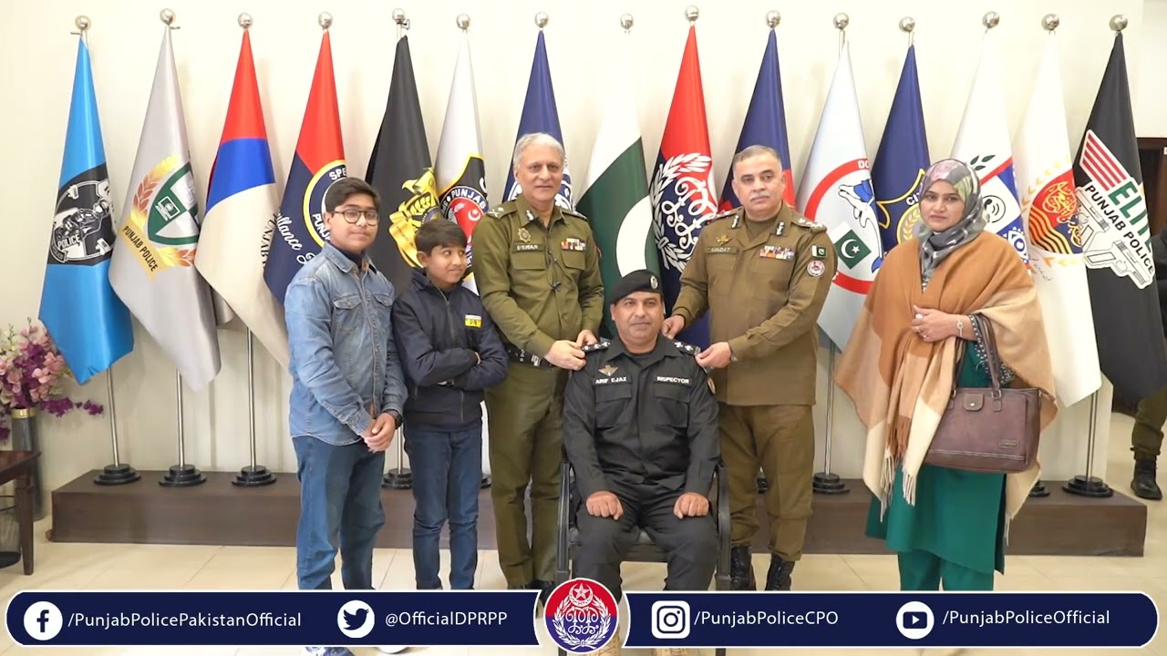 Rank Pinning Ceremony Honouring 44 Newly Promoted Inspectors of Bahawalpur & Multan Regions