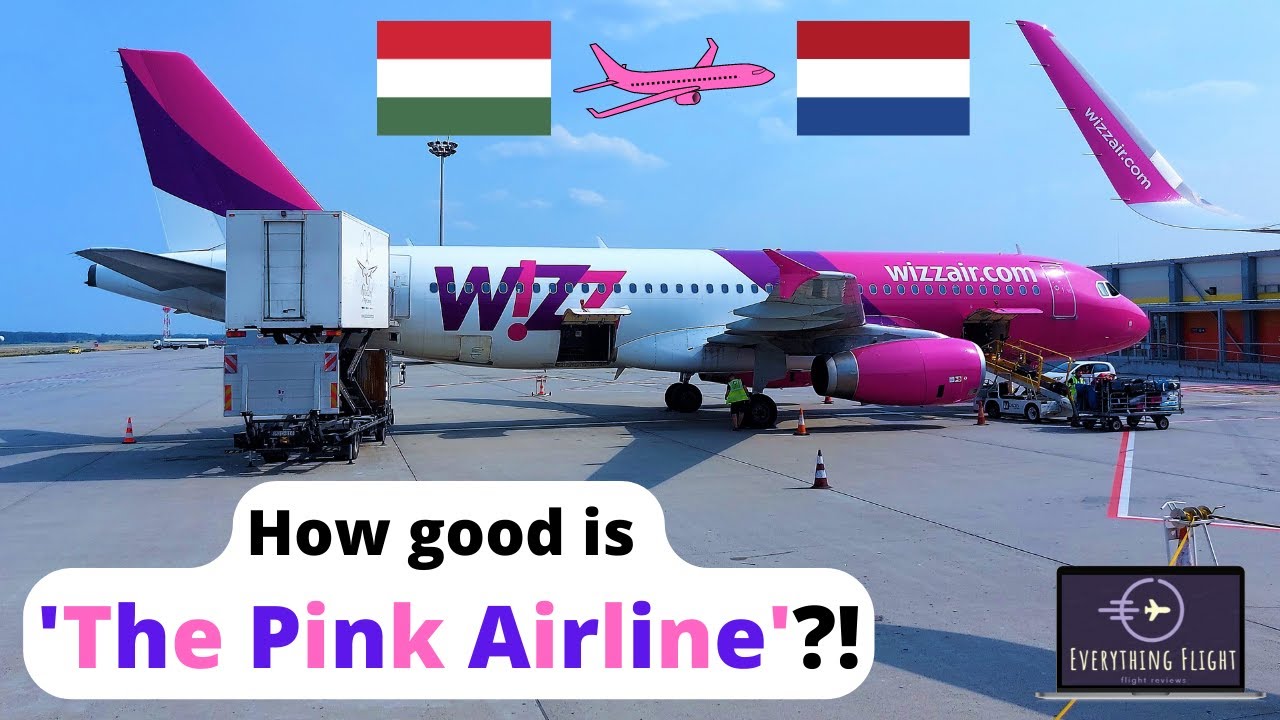 THE PINK AIRLINE | WIZZ AIR - Budapest (BUD) to Eindhoven (EIN) | Airbus A320-232