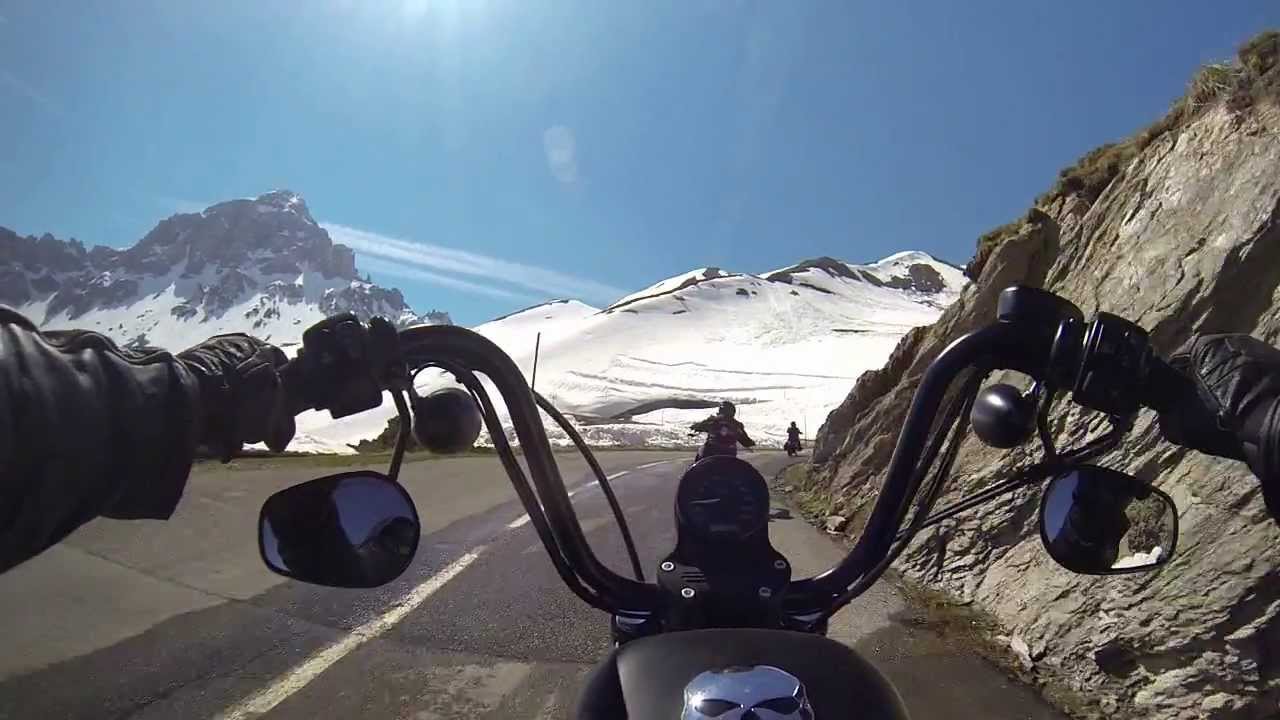 Sportster Club de France (SCF) - Punta Bagna 2013 - le Col du Galibier