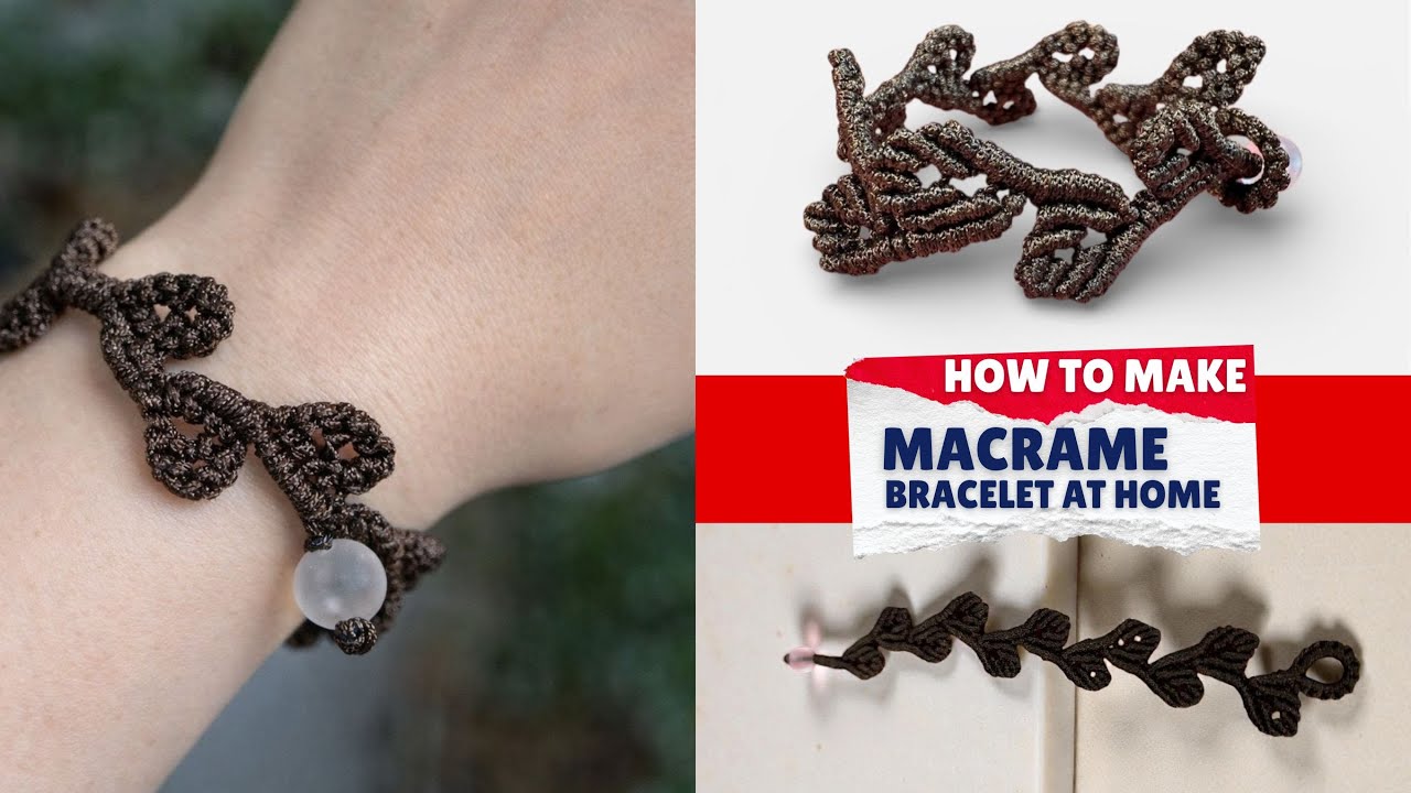 DIY Macrame Bracelet Easy | How To Make Macrame Bracelet At Home