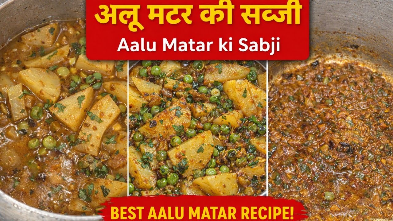 5 मिनट में बनाएं ढाबा स्टाइल आलू मटर 😋 | इतनी टेस्टी कि उंगलियां चाटते रह जाएं
