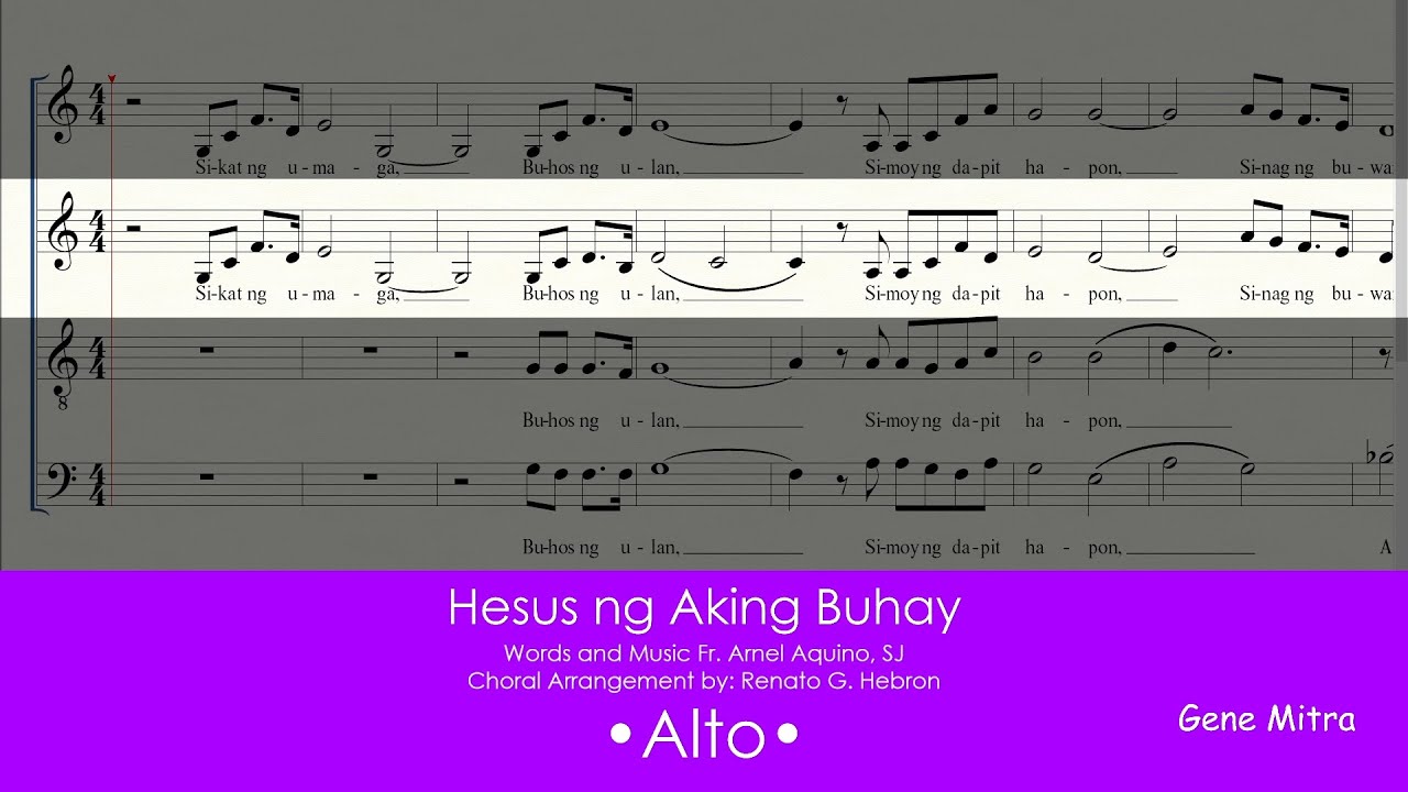 Hesus ng Aking Buhay • Alto