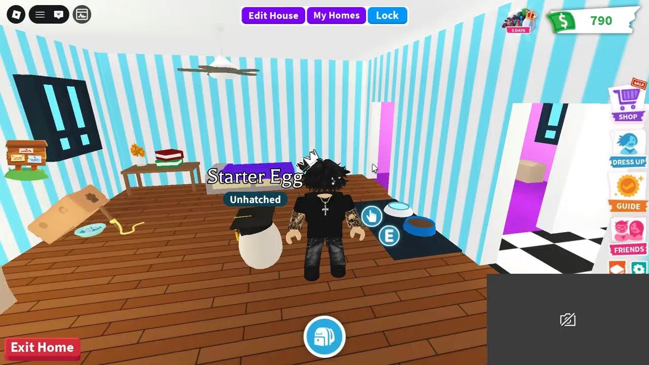 Starting over in AdoptMe to get my friends inventory || Part 1