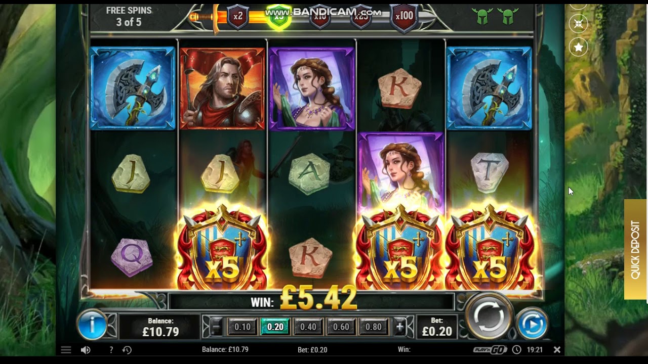 The Green Knight Big Win! New PlaynGo Slot