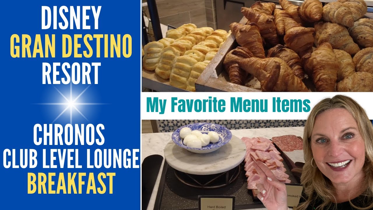 * NEW * Chronos Club Lounge Breakfast Review * Walt Disney World * 4K * Full Menu Review * Luxury *