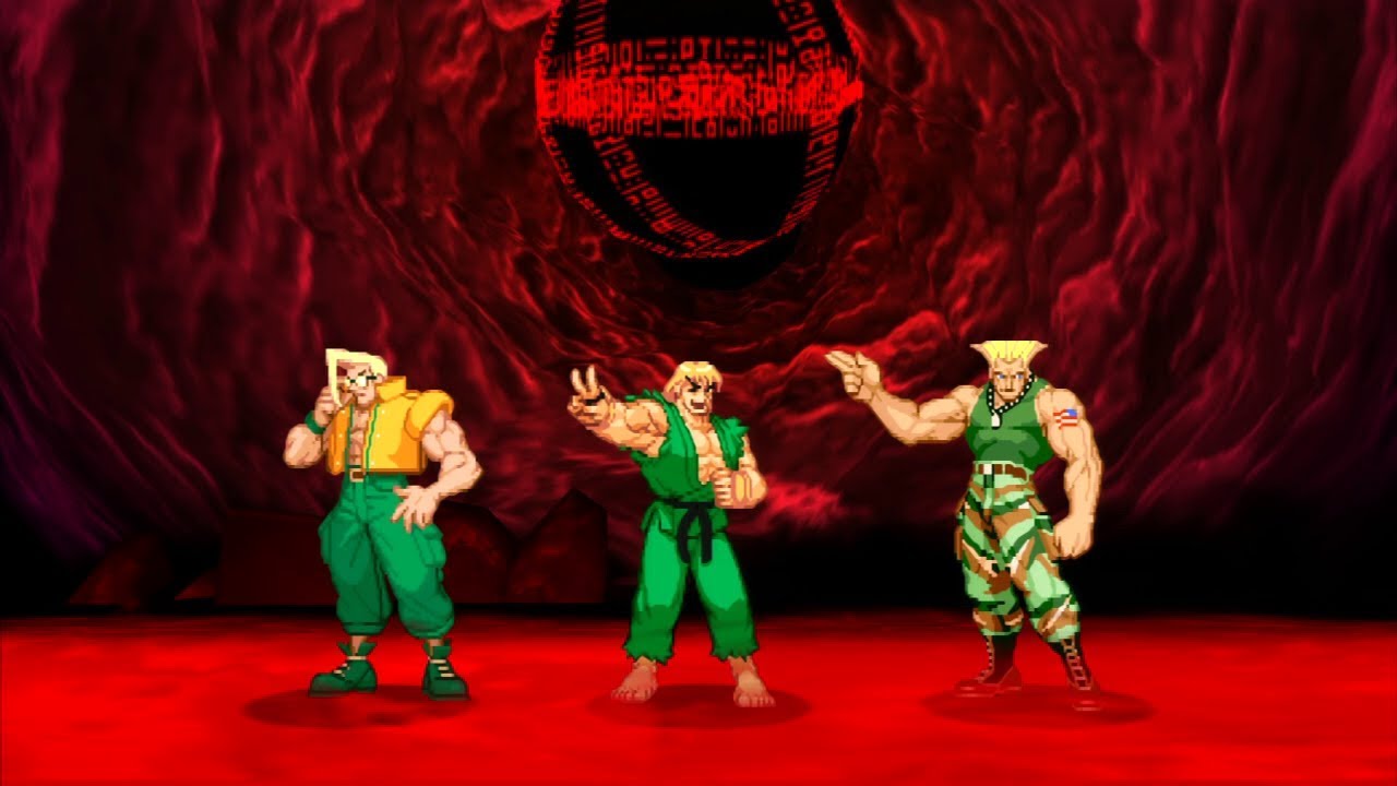Marvel VS Capcom 2 - Charlie/Ken/Guile - Expert Difficulty Playthrough