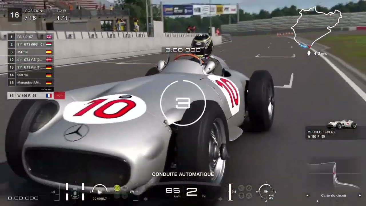 GT7 - Nurburgring Nordschleife  - Mercedes W 196 R '55 - PSVR2 - SETUP - weekly challenge