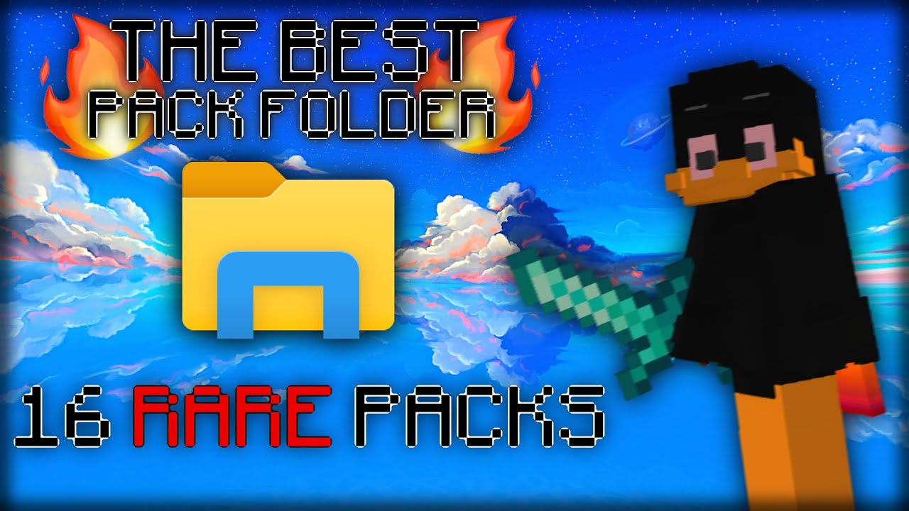 the BEST pack folder release (16 RARE/UNDERRATED PACKS)