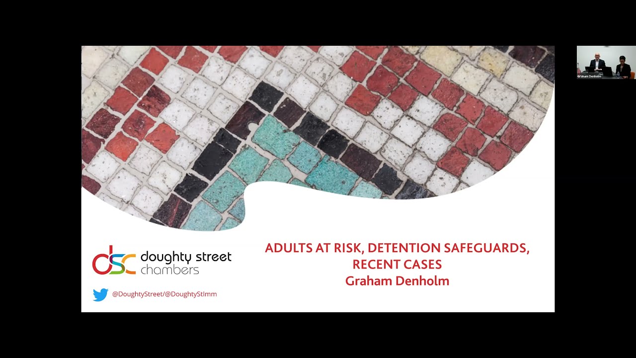 Detention and Release of Vulnerable Adults: An update