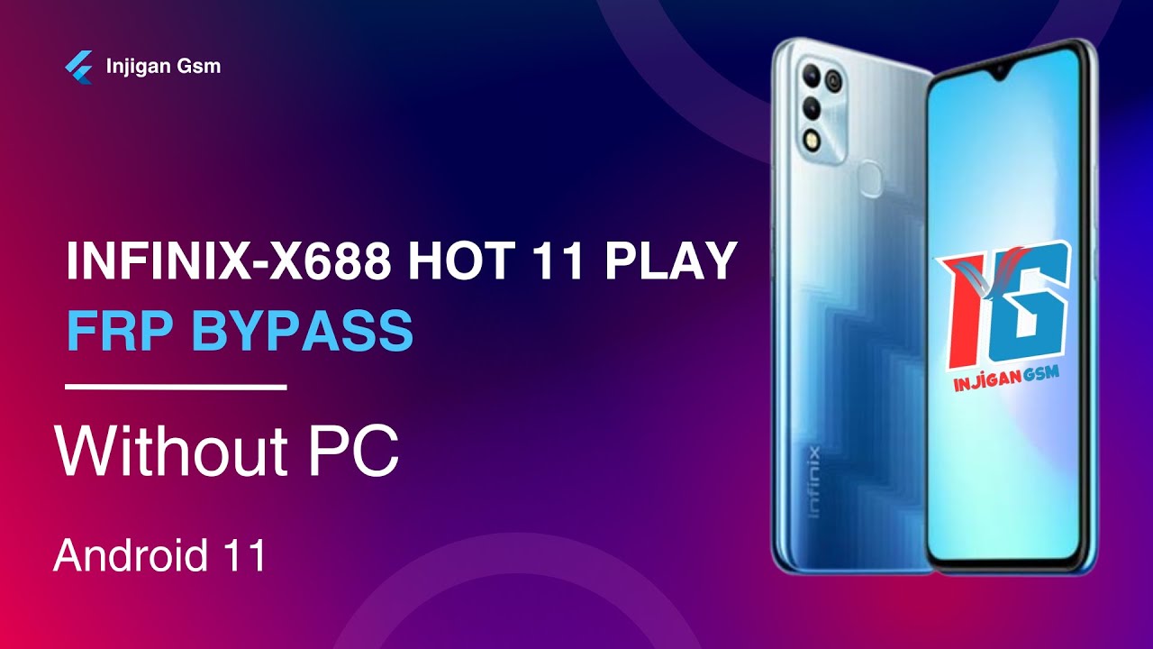 Infinix x688 hot 11 play frp bypass without pc | infinix android 11 frp bypass