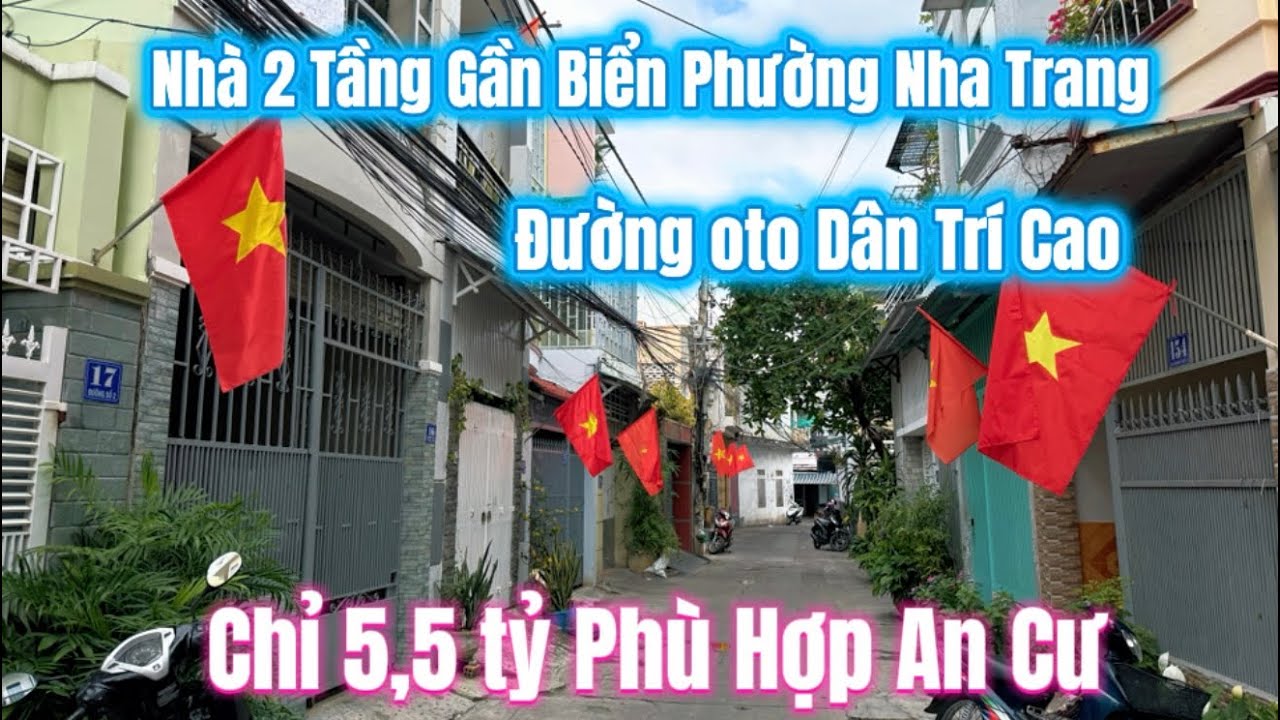 Nhà 2 Tầng Trung Tâm Nha Trang Gần Biển Đường Oto , Phù Hợp An Cư 