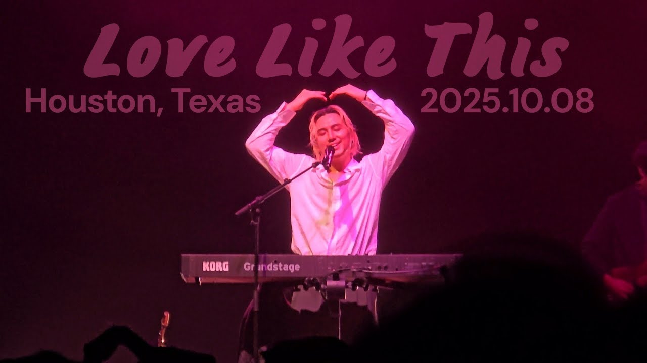 251008 Love Like This - Fujii Kaze - North American Tour in Houston [4K FANCAM]