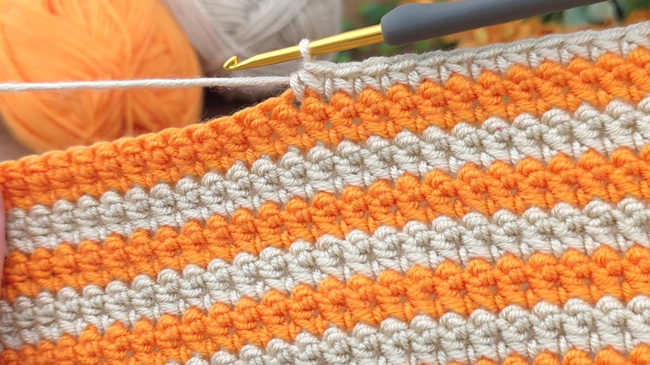 Wonderful!!☆☆ easy crochet baby blanket pattern 