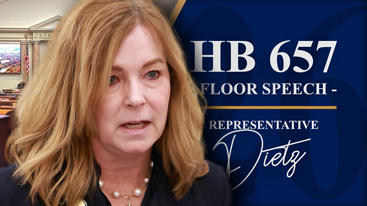 2026 Regular Session - Day 41 - HB 657 | Rep. Stephanie Dietz