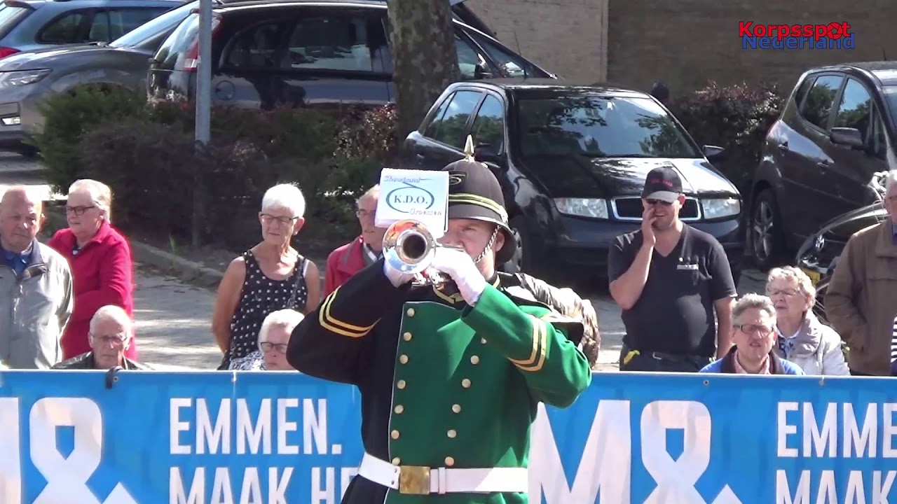Showband KDO Groessen tijdens Taptoe Emmer Compascuum 2019