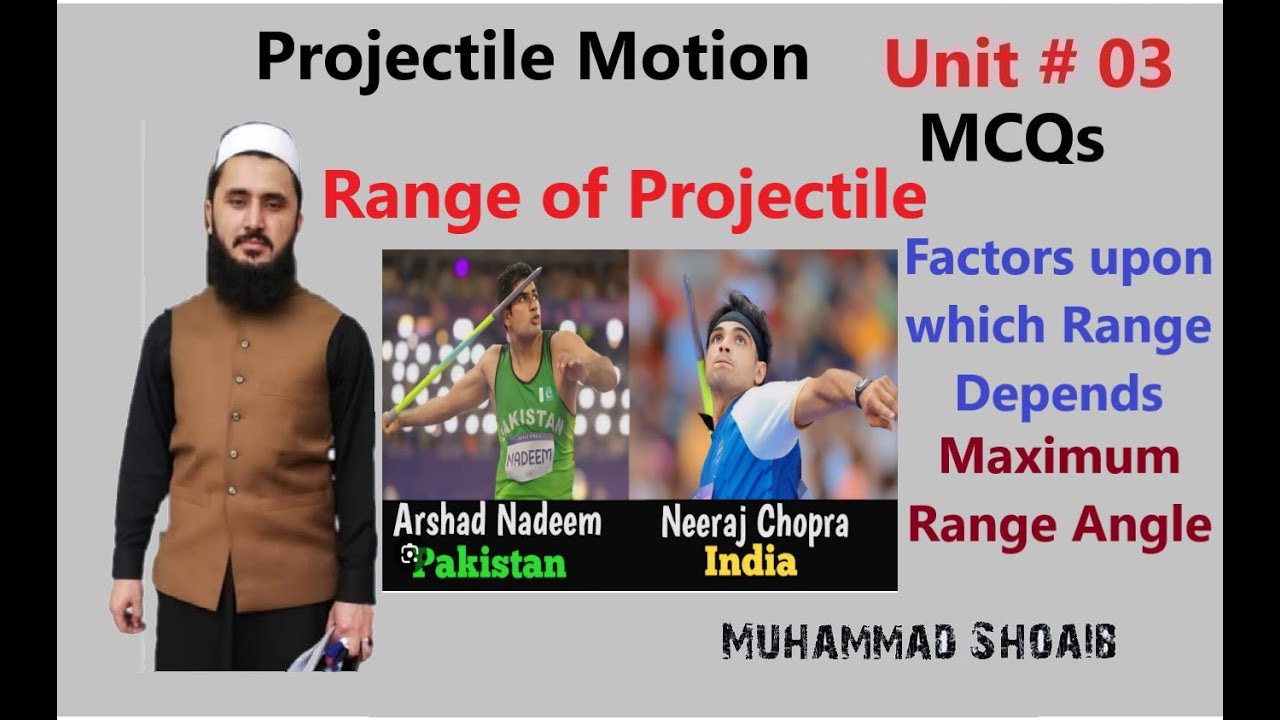 Range of Projectile |Lec#16 |Class11 |Forces and Motion