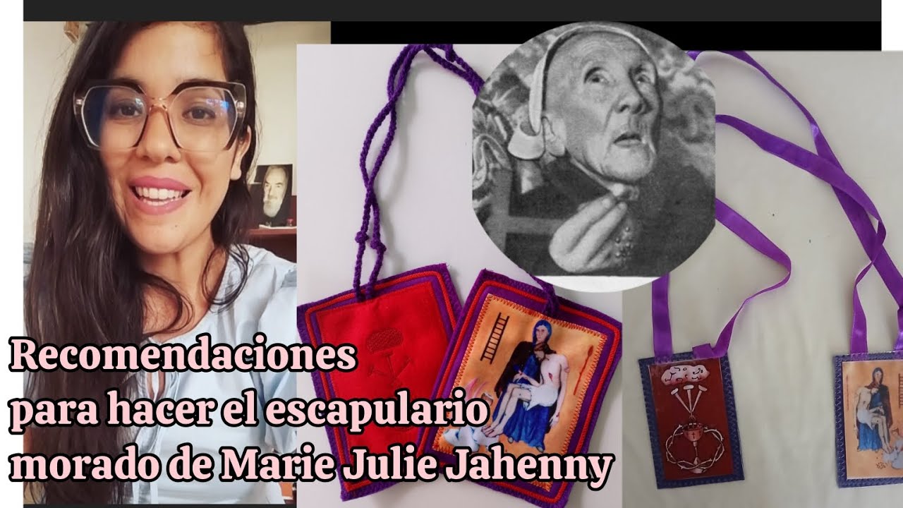 PARA HACER EL ESCAPULARIO MORADO DEBES SEGUIR ESTAS INDICACIONES QUE DIÓ LA VIRGEN