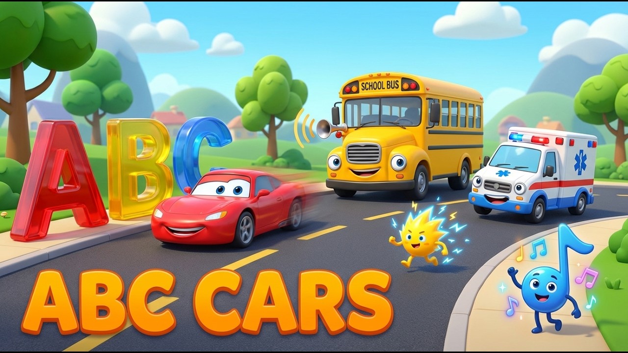 Learn Alphabets with Cars! + More ABC Songs for Kids | ABC Edu Spark