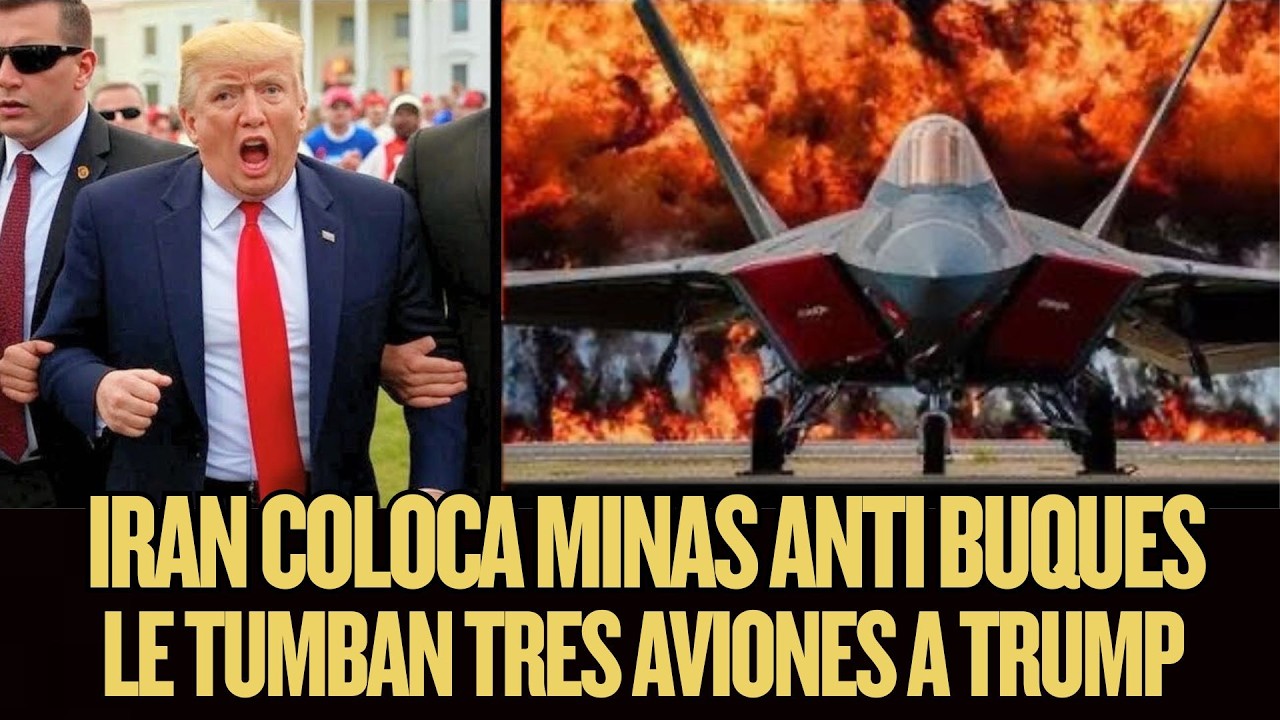 TRUMP HUNDE sus BUQUES AL CHOCAR CON MINAS NAVALES IRANIES