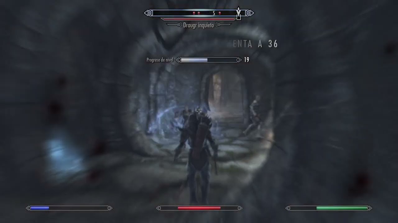 Skyrim Permadeath V 10. Salimos vivos de Ustengrav