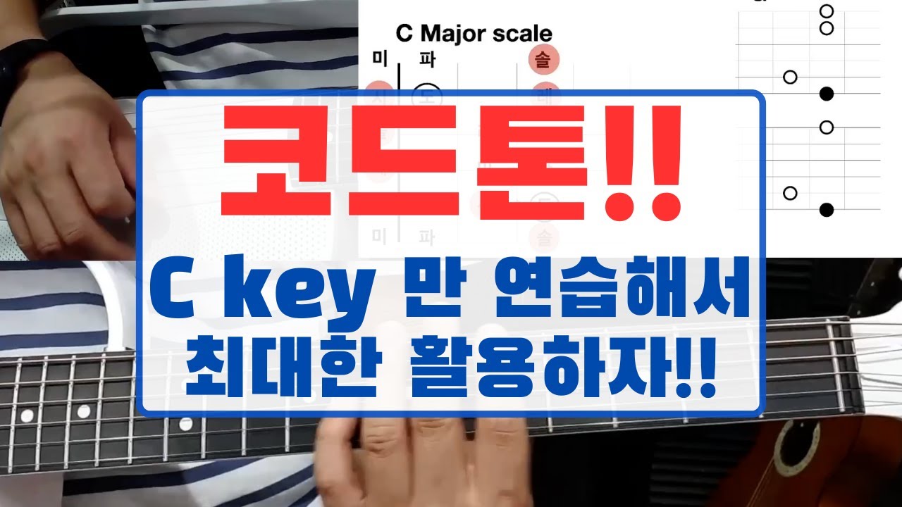 코드톤 쉽게 활용하는 법! C키부터 모든 키로 확장하기