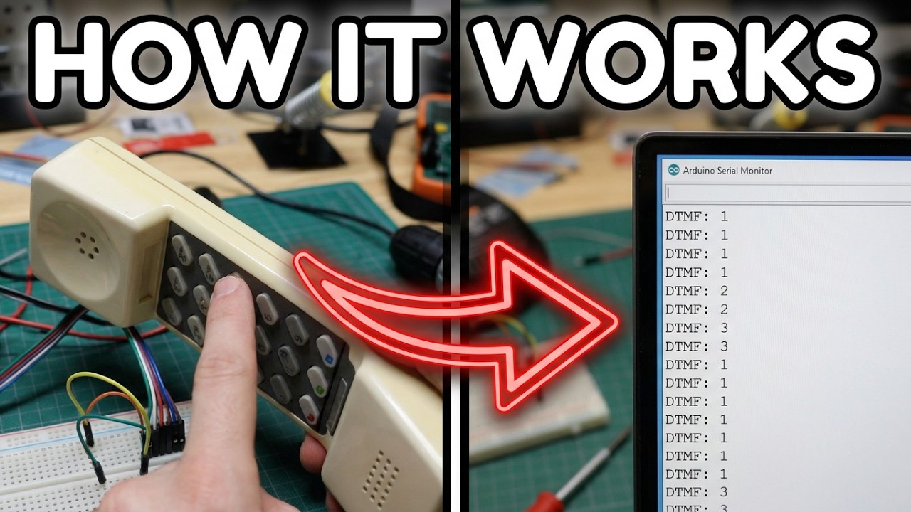 MT8870 DTMF Decoder with Phone Line Interface