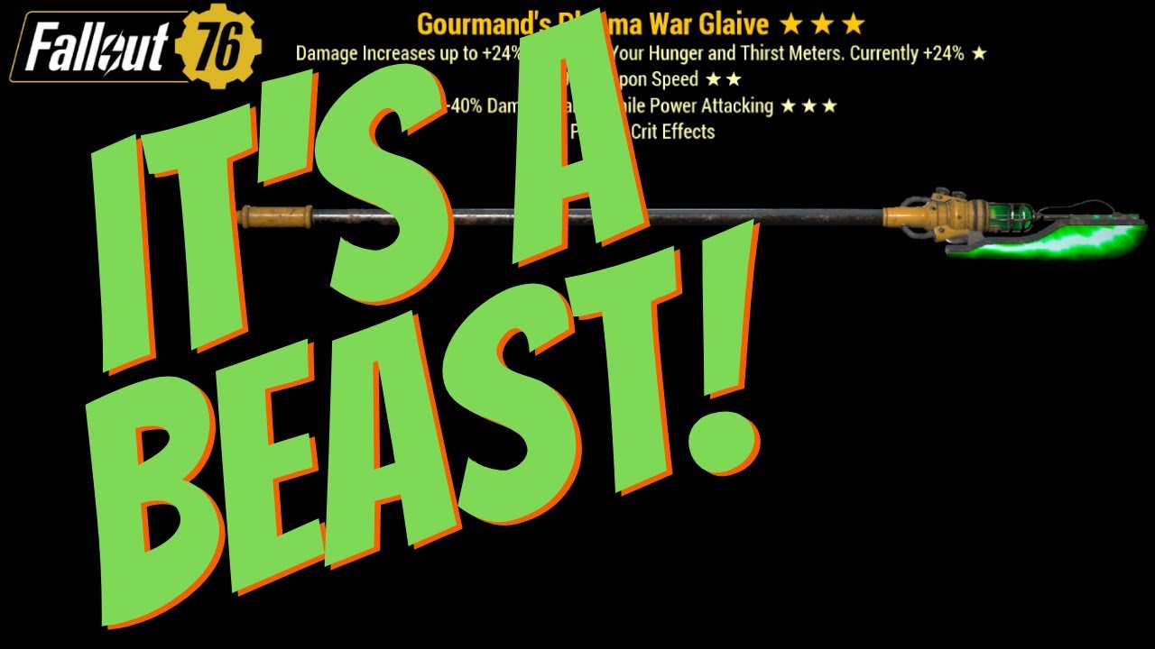 Fallout 76 - The War Glaive Wrecks Everything!