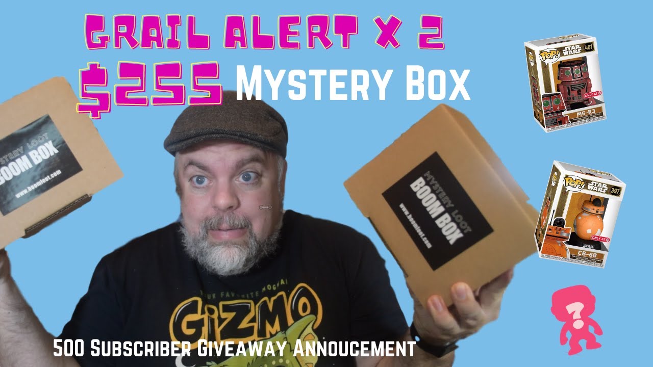 Funko Grail Alert! Boom Loot Mystery Box, Spastic Funko Mystery Boxes, Grail Mail Call, & Giveaway