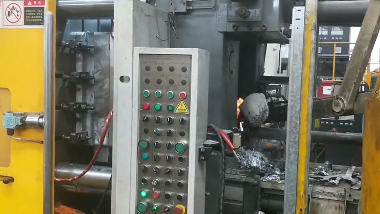 die casting mold with long stroke sliders (HPDC)