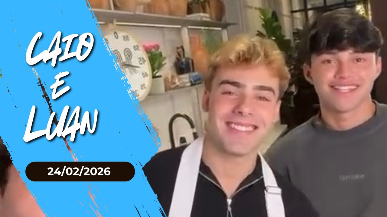 Caio e Luan stories do dia 23 e 24/02/26