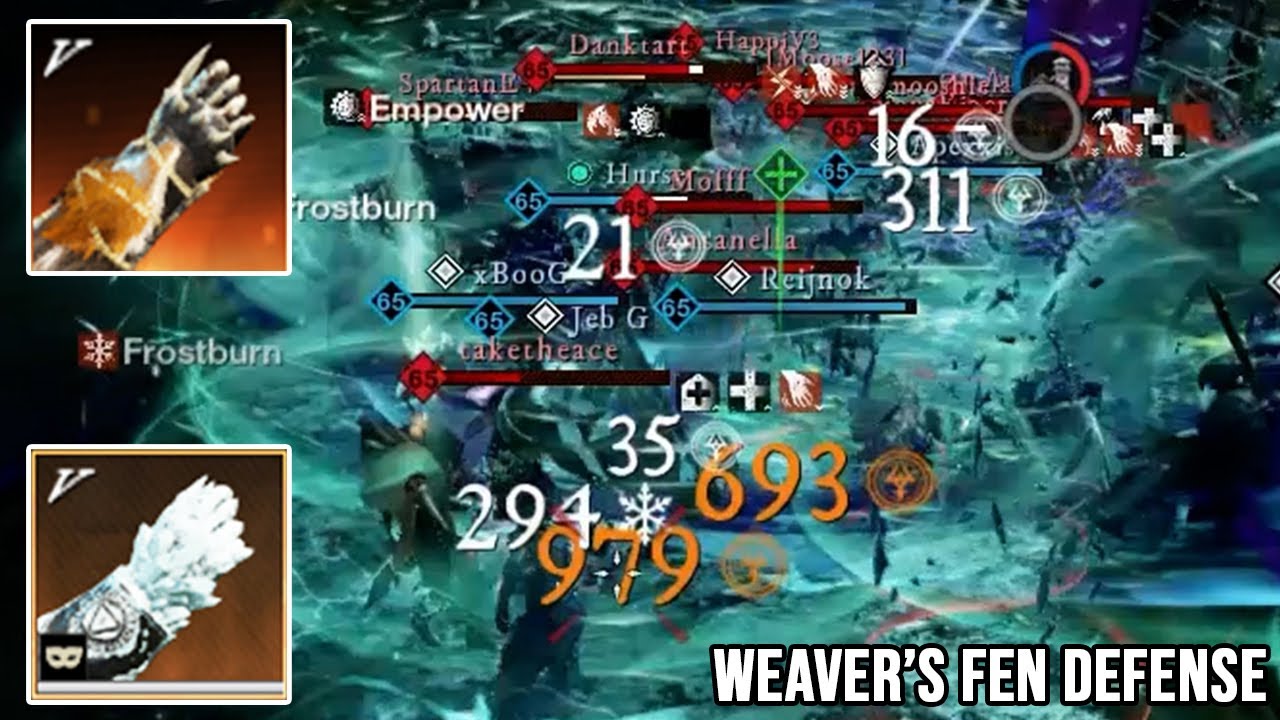 New World PvP - Heavy Void Gauntlet / Ice Gauntlet (Weaver's Fen Defense / 3-3-118) Highlights