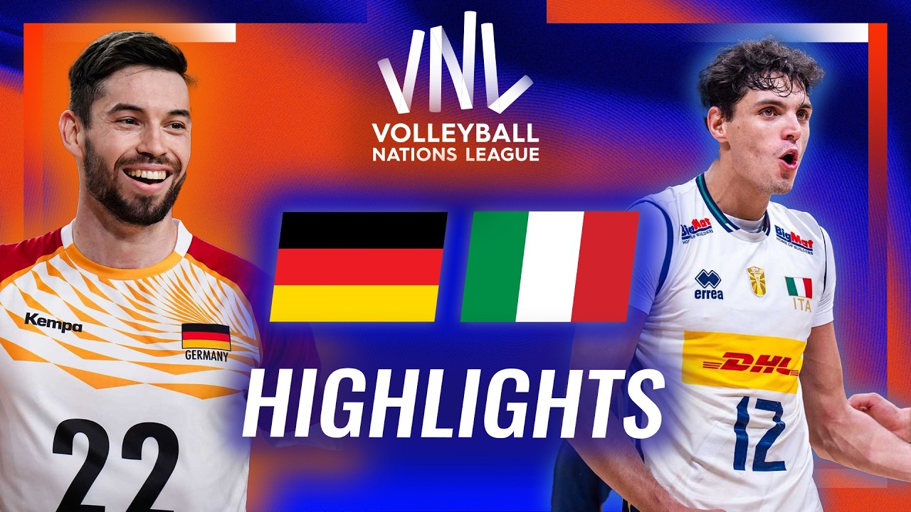 Germany 🇩🇪 vs. Italy 🇮🇹 - Highlights | Week 1 | Men's VNL 2026