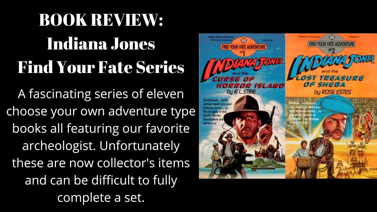 Indiana Jones Find Your Fate Book Series