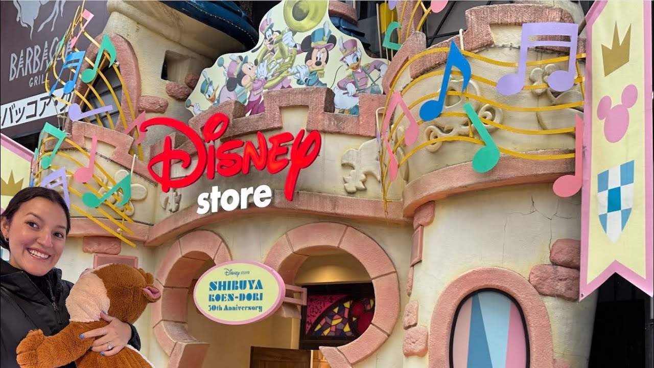 Walkthrough and Review of Disney Stores in Japan | Disney Store Shibuya| Disney Flagship Store Japan