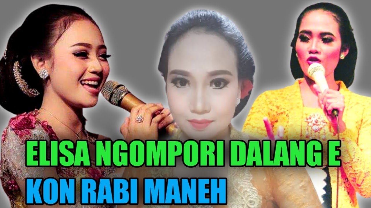 DALANGE EMOSI DI KOMPORI ELISA KON RABI MANEH. LUCU DAN SANGAT MENGHIBUR